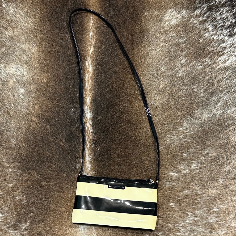 Kate Spade Black and Cream Crossbody Bag